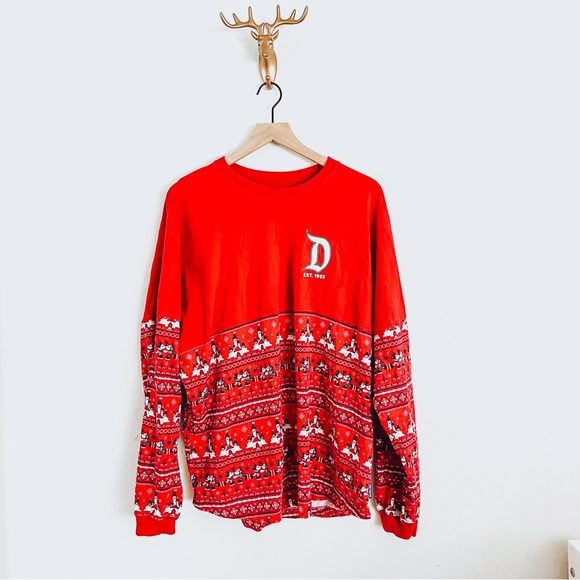 Disney Other - Disney Men’s Christmas Holiday Spirit Jersey Sweater Size XL